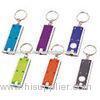 customized logo PS, metal promotional gifts led key chains torch flashlight