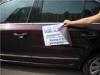 funny advertising label / car decal stickers with printing service OEM
