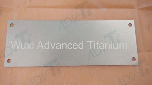 Titanium Precision Sheet Titanium Precision Parts Laser Drilling Anodized Marking