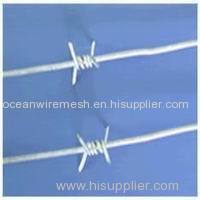 Barbed wire single strand