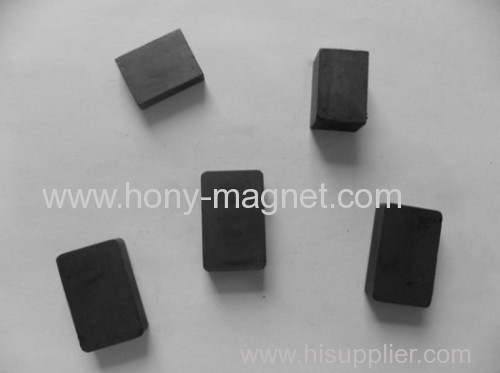 Rare earth ndfeb custom made bonded magnet block