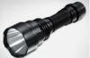 185mm Green Cree Led Flashlights High Lumen , Super Bright With Toughened Glass Lens