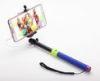 Stainless steel Handheld Selfie Stick Bluetooth Monopod With Audio cable for iPhone