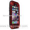 Red protective waterproof Aluminum metal cell phone cases covers for iPhone 6