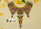 African Colorful Sewing Royal Embroidered Collar Neckline For Salwar Suits