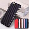 Hard Carbon Fiber Plastic Mobile phone Cases , iphone 6 phone back cover