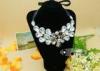 Glass Stone Beaded Collar Necklace