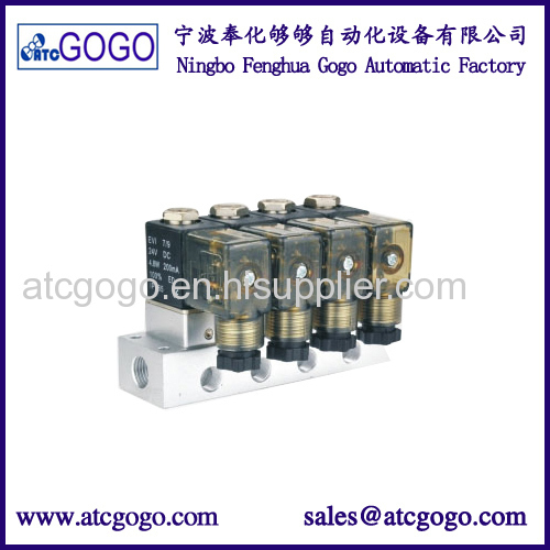 mini air solenoid valve 3 way pneumatic 12v 24v 110v 220v china suppliers