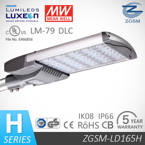 165W UL/DLC Listed LED Road/Street Light 100-240/277VAC Input