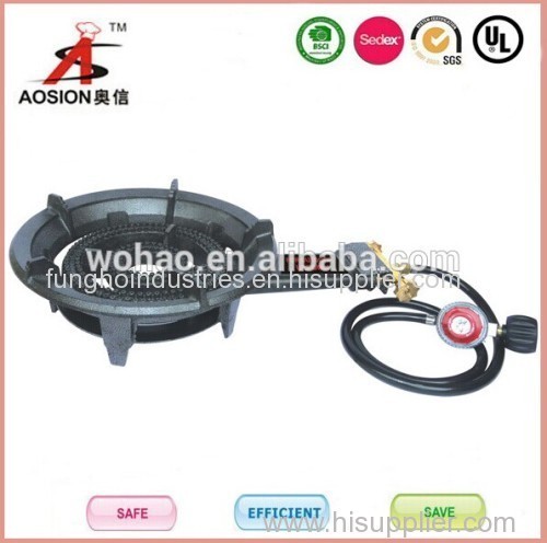 high pressure cast iron parts gas burner for bbq