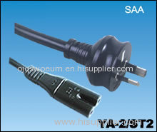 Australian SAA Power Cords with Connector