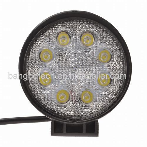 IP67 5.1 Inch 24 W Epistar 6500K Portable LED Spot Work Lamp Off Road ATVs