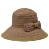 Ladies Fisherman Tiwst Paper Belt hat with Bow