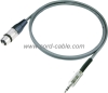 DMDF Series F XLR to 3.5mm Stereo Jack Microphone Cable