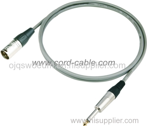 DMDF Series M XLR to Mono Jack Microphone Cable
