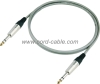 DMDF Series Stereo Jack to Stereo Jack Microphone Cable