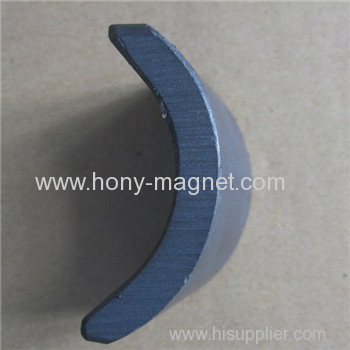 Good performance arc shaped dc generator permanent magnet