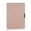 Silk Grain Leather Protective Ipad Cases for apple ipad Air 2 smart cover Gold