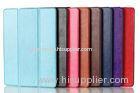 Red Fashion Silk line Flip Design leather Apple Ipad 2 cases Cover Stand