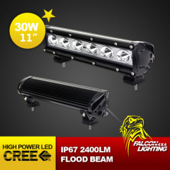 Hot Sale Offroad 4X4 ATV UTV Truck Tractor 11 inch 30W Single Row Cree Led Light Bar