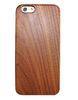 Eco friendly Natural Bamboo Cell Phone Cases with Durable Plastic Edges for iPhone 6