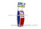 Free Standing Dual Screen Touch Screen Information Access Ticket Vending Kiosk