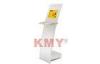 3G Touch Screen Outdoor Information Shopping Mall Kiosk , Metal Keyboard