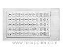 Multikeys Dustproof Metal Panel Mount Keypad For Industrial , Vending Machine Keypad