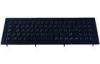 Scrachproof panel mount black metal keyboards with high and durable quality