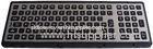 IP65 vandal proof industrial military black metal keyboard,backlight optional