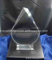 k9 blank crystal glass trophy