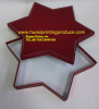 deep red polygonal gift boxes