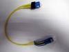 LC 90 boot Optical Fiber Patch Cable High reliability For Videos