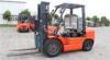 Efficiency Orange Gasoline 2t Forklift Truck CE / SGS / ISO , Diesel Fork Lift