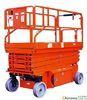 4 Wheel Hydraulic Scissor Platform Lift For Warehouse , 300kg Rated Capacity