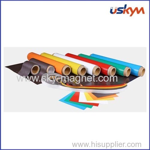 Permanent magnetic rubber magnet roll