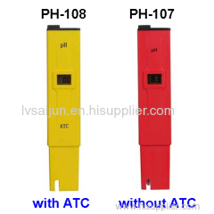 PH-108 PH-009II portable Pen PH tester meter with ATC