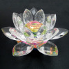 crystal glass lotus flower