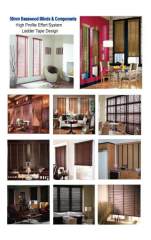 UV finished wooden blinds manufacturer in china Graceful 50mm/2'' Marupa/White Wood Blind accessaries