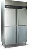 Double Temperature Commercial Refrigerator Freezer With 4 Doors For Restaurant