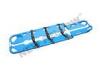 Blue Adjustable Plastic ambulance Scoop Stretcher With Steel Buckle Belts