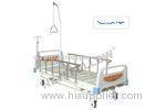 Three Function Old Man Manual Hospital Bed , Portable ICU Patient Bed