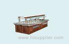 Fast Food Lift-Up Top Glass Hot Buffet Counter 200L with Marble and Light Stone