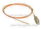 Multimode SC MM Fiber Pigtail with UPC Poishing , 0.9mm Orange Fiber cable