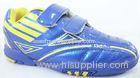 blue Childrens Soccer Shoes / Turf Soccer Cleats for world cup