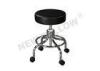 Chromium coated Steel Sponge Mattress Doctor Stool for Hospital