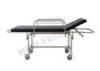 black Emergency Transfer Patient Stretcher Trolley For Emergency Center