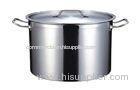 Commercial Stainless Steel Cookwares / Stock Pot 21L For Kitchen Soup YX101001