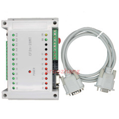 20MT 12in 8 Transistors out PLC with RS232 cable Mit**subishi FX2N by GX Developer ladder 2 High Speed Pulse Output