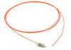 LC Mulitimode Fiber Optic Pigtail with Orange Cable / Aqua Cable